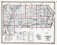 Racine County Map, Wisconsin State Atlas 1959